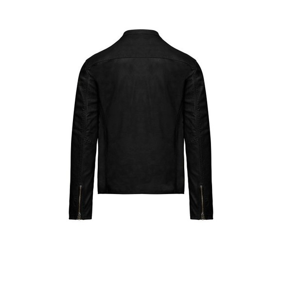 Bomboogie Black Leather Jacket - NWT - Picture 3 of 4